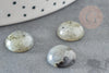 Cabochon rond labradorite naturelle 12mm, x1 (G1015)