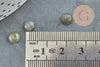 Cabochon rond labradorite naturelle 6mm, x1 (G8650)