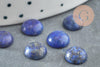 Cabochon rond lapis lazuli naturel 8mm, x1 (G8796)