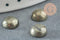 Cabochon rond pyrite grise naturelle 8mm, x1 (G0766)