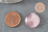 Cabochon rond quartz rose 20mm, x1 (G9612)