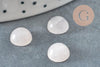 Cabochon rond quartz rose naturel 8mm, x1 (G2822)