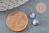 Cabochon rond sodalite bleue naturelle 6mm, x1 (G0172)