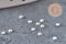 Cabochon rond strass cristaux transparent2.5mm,x 0.15 gramme (G2287)
