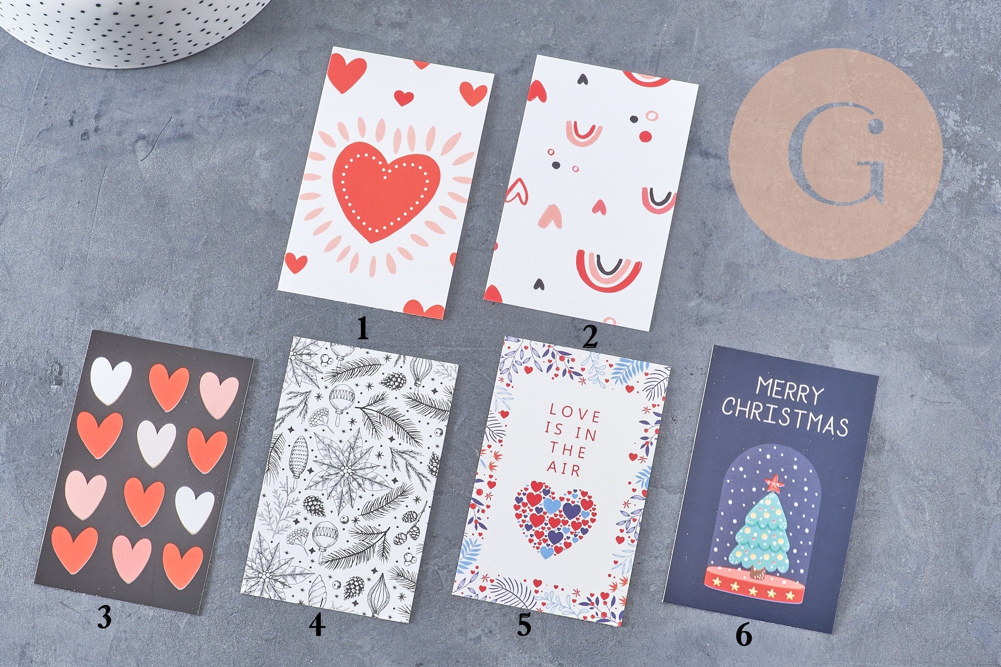 Cartes à bijoux 9x6 cm, x20 (G10851)
