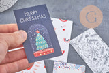 Cartes à bijoux 9x6 cm, x20 (G10851)