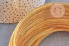 Cercle fil de cuivre doré 0.6mm, x1 cercle (G2405)