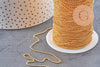 Chaine boule laiton doré lisse 1.5mm, fourniture créative,chaine boule, grossiste chaine,1.5mm,chaine dorée fine,x 5 mètres (G7981)
