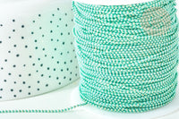 Chaine boules facettées vert laiton doré 1,5mm, chaine création bijoux,grossiste chaine,x 5 mètres G7980