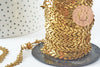 Chaine chevron laiton brut 7.5mm, x1 mètre (G9736)