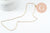 Collier Chaine complète avec fermoir acier inoxydable dorée satellite 1.5mm-45cm, x1 G9674
