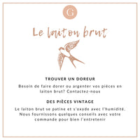 Collier Chaine complète forçat avec fermoir cuivre brut 2mm/80cm, x1 (G8315)