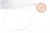 Chaine fine complète avec fermoir collier cuivre doré fantaisie 16K 1.3 mm-45cm, x1 (G0309)