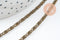 Chaine fine fantaisie myriade escargot fer bronze 2.5mm, x5 mètres (G9986)