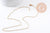 Chaine forçat acier inoxydable doré avec fermoir 1.5mm/50cm, x1 (G10265)