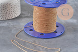 Chaine forçat laiton brut 1mm, x5 metres (G11225)