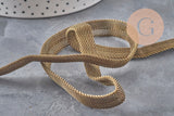 Chaine large maille bronze 10 mm, x1 metre (G1999)