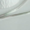 Chaine mesh serpent fer platine 4mm, x1 metre (G2320)