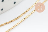 Chaine serpent fine acier 304 inoxydable doré IP 0.8mm, x1 mètre (G10013)