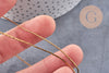 Chaine serpent vieil or laiton brut, chaine bijou,chaine serpent,sans nickel, grossiste,1mm, 1 metre (G1586)