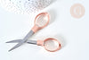 Ciseau de poche pliant acier 304 inoxydable or rose 9,6mm, fourniture bijoux, ciseau couture, fourniture mode x1, G7841