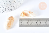 Citrine brute 30-50mm, pierre naturelle chauffée, pierre semi-précieuse,création bijoux, lithothérapie, la pierre G6844