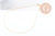 Collier Chaine fine complète avec fermoir collier cuivre doré fantaisie 16K 1.3 mm-45cm, x1 (G0309)
