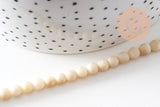 Collier nacre naturelle teinté fer argenté doré 42cm, x1 (G10536)