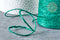 Corde de jute teintée vert 2m, x 5Mètres (G8098)