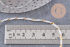 Cordon blanc or,ruban mariage, scrapbooking,1-1.55mm, 5m/10m/Bobine, (G3406)