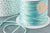 Cordon bleu clair or queue de rat satiné 1.5mm, x1 mètre (G3723)