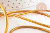 Cordon élastique doré nylon 2.5mm, x1 mètre (G10517)
