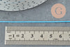 Cordon huilé bleu imitation cuir,fourniture créative, scrapbooking, x1 mètre G8251