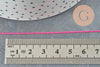Cordon polyester rose fluorescent 0.7mm, x 5mètres (G1946)