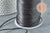 Cordon queue de rat satin polyester noir brillant 2mm, x 5mètres (G2513)