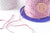 Cordon tressé blanc rose bleu 2mm, cordon pour bijoux,cordon multicolore scrapbooking, x1 mètre,G5938