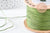 Cordon vert kaki tressé polyester 0.6mm, x1 mètre (G10663)
