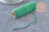 Cordon vert or 1-1.5mm, x 5 mètres (G2148)