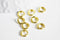 EP Anneaux ronds ouvert laiton brut 4mm, x100 (G1876)