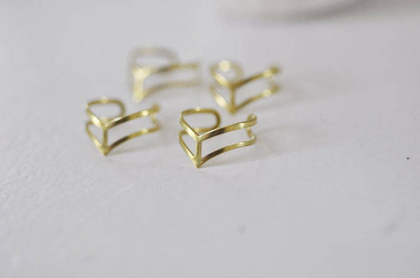 EP Bague réglable diadème fin, creation bijoux,bague laiton brut, bijou minimaliste,support bague, création bijoux,bague fine,bague géométrique