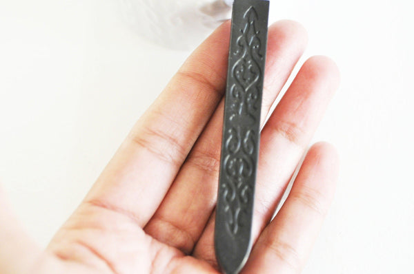 EP Batonnet de cire pour sceau à cacheter noire sans mèche, x1,G3422