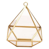 EP Boite à bijoux verre diamant,terrarium plante,boite verre vintage,boîte décoration, décoration minimaliste,boîte verre, 15cm-G2342