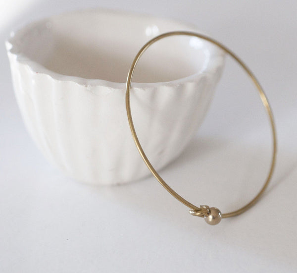 EP Bracelet jonc ouvrable laiton brut, 60mm, x100 (G0100)