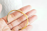 EP Bracelet jonc réglable finition or 16k percé,finition or 16carats,dorure or, fabrication bijoux, bracelet doré, 55mm, x1,G2585