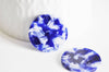 EP Connecteur acetate cercle bleu nuit 2.7cm, x2 G0821