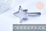 EP Emporte-pièce baguette magique, Moule patisserie, emporte-pièce en acier inoxydable pour gateau et loisirs créatifs,7.4cm, x1 G4997