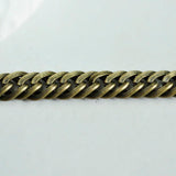 EP Grosse chaine bronze, création de bijoux, Chaine plate bronze, fourniture créative, grosse chaine, chaine bronze,maille 6mm, 1 mètre-G1929