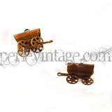 EP Pendentif Cuivre Charette