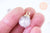 EP Pendentif bulle verre transparent cristal 22mm, x1 (G5709)