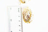 EP Pendentif coquillage naturel doré, fourniture créative, pendentif doré, création bijoux, coquillage bijou,coquillage or, 30-40mm-G1203